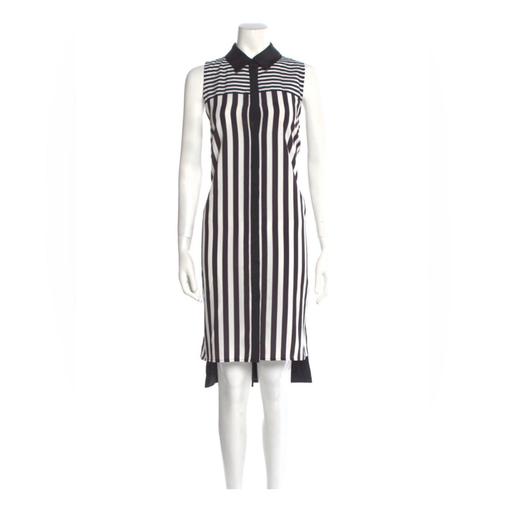 Rebecca Minkoff Shirtdress Dress Black and White size MD